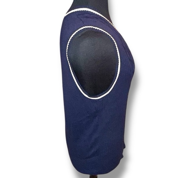 LADY HAGEN Women’s Golf Sweater Vest - XXL Navy / White - Picture 6 of 14